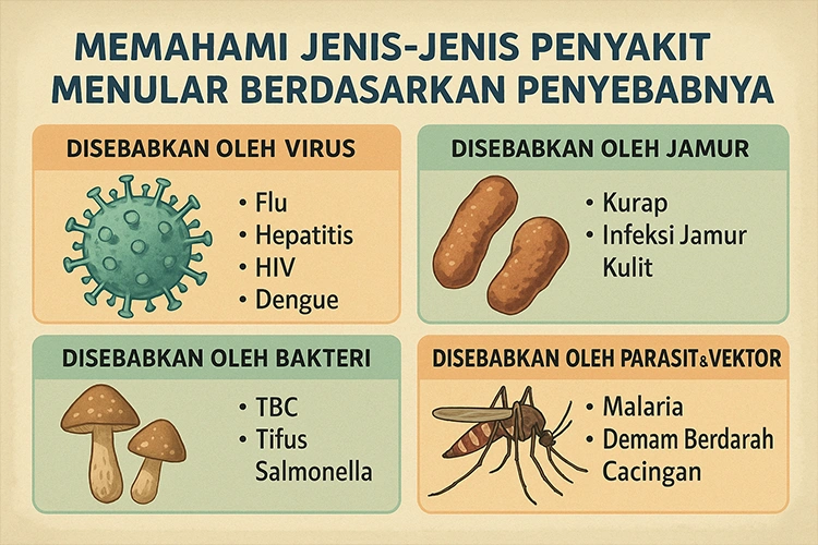 Penyakit Menular berdasarkan Penyebab