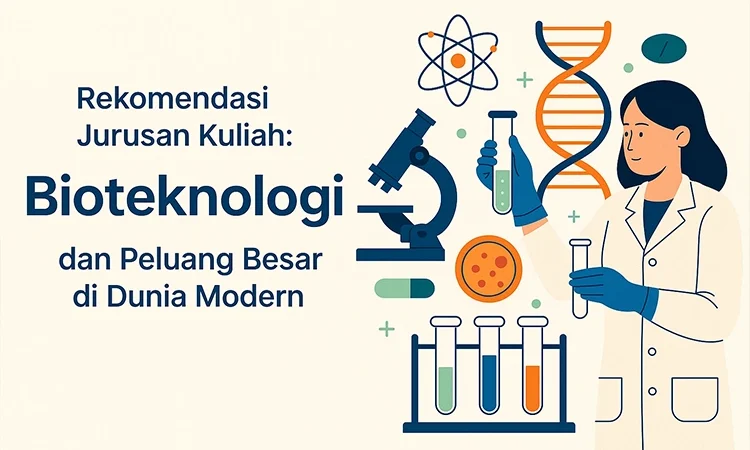 Rekomendasi Jurusan Kuliah: Bioteknologi dan Peluang Besar di Dunia Modern