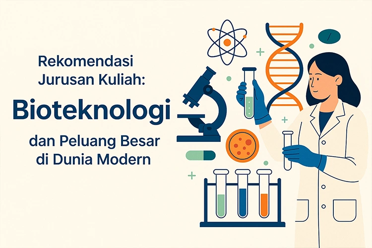 Rekomendasi Jurusan Kuliah: Bioteknologi dan Peluang Besar di Dunia Modern