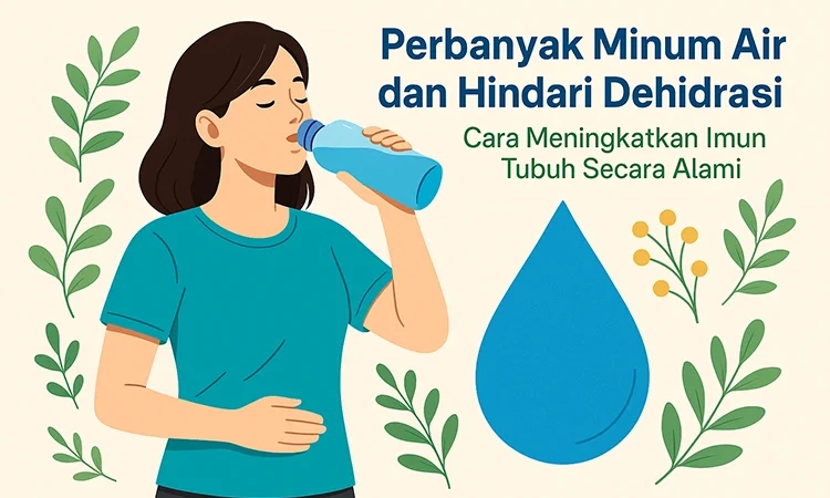 Perbanyak Minum Air dan Hindari Dehidrasi: Cara Meningkatkan Imun Tubuh Secara Alami