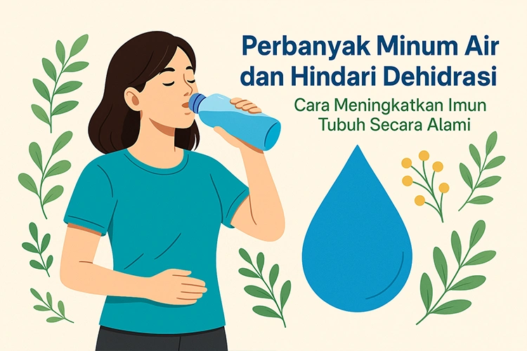 Perbanyak Minum Air dan Hindari Dehidrasi: Cara Meningkatkan Imun Tubuh Secara Alami