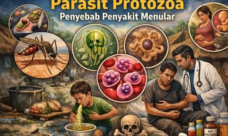 Parasit Protozoa sebagai Penyebab Penyakit Menular pada Manusia