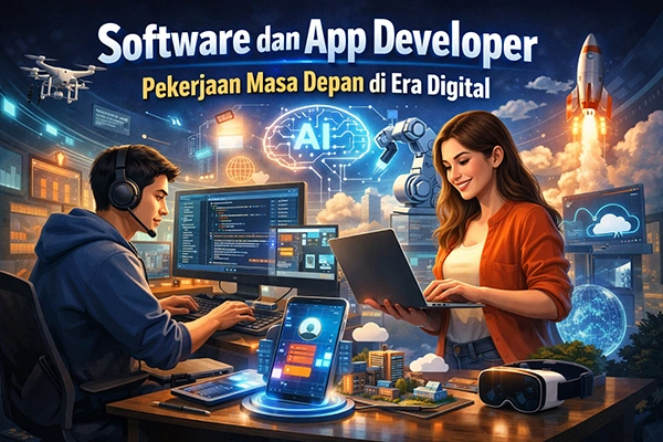 Software dan App Developer sebagai Pekerjaan Masa Depan di Era Digital