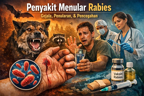 Penyakit Menular Rabies: Ancaman Virus Mematikan yang Menyerang Sistem Saraf