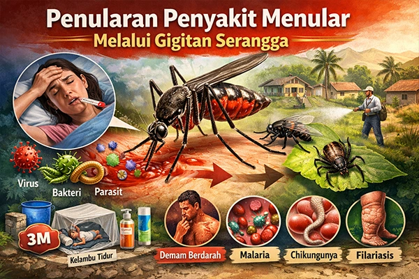 Penularan Penyakit Menular Melalui Gigitan Serangga