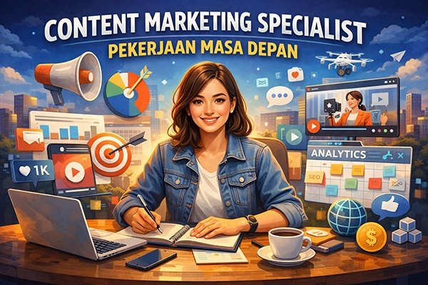 Content Marketing Specialist sebagai Pekerjaan Masa Depan di Era Digital